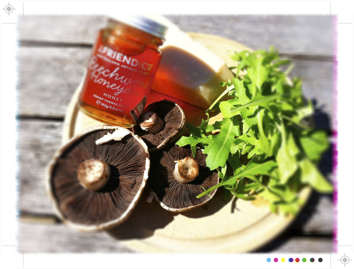 Toast Mushroom & Rocket Salad with a Honey Truffle Vinaigrette