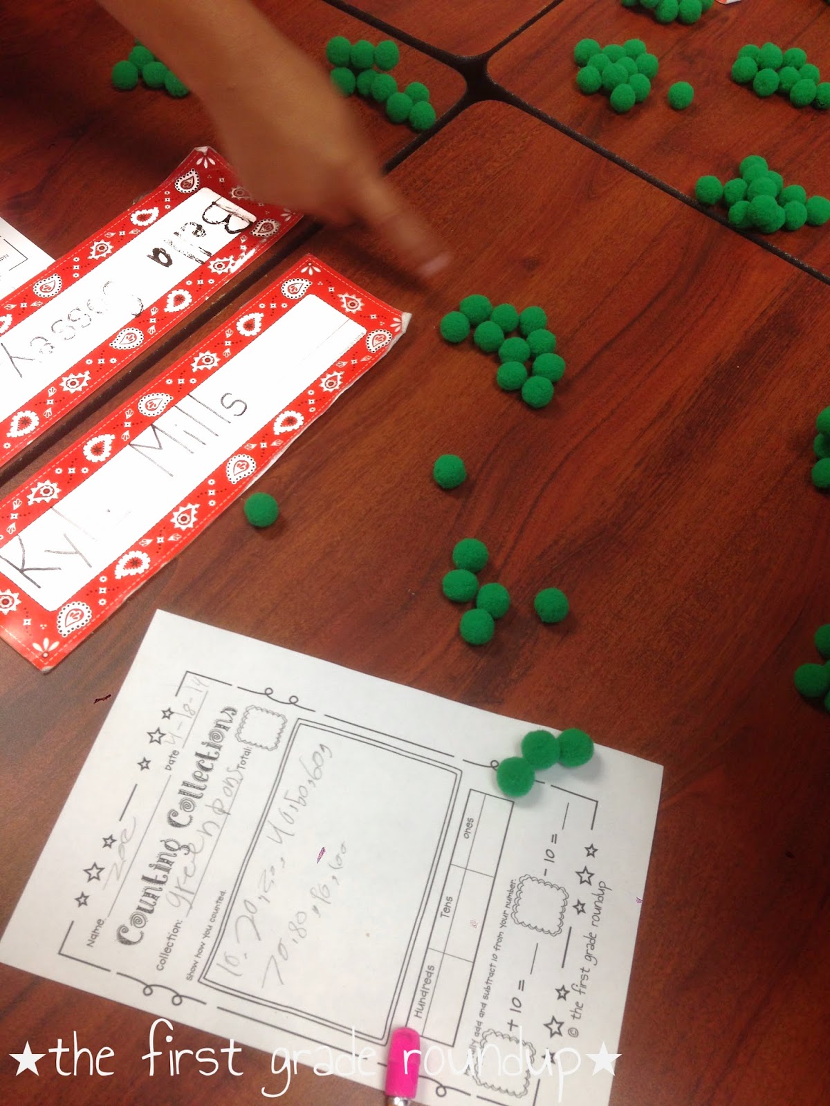 Math Junkie Counting Collections Firstgraderoundup