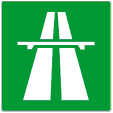 Grafik Autobahnschild