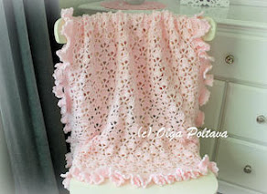 Lace Cupcakes Baby Blanket Pattern