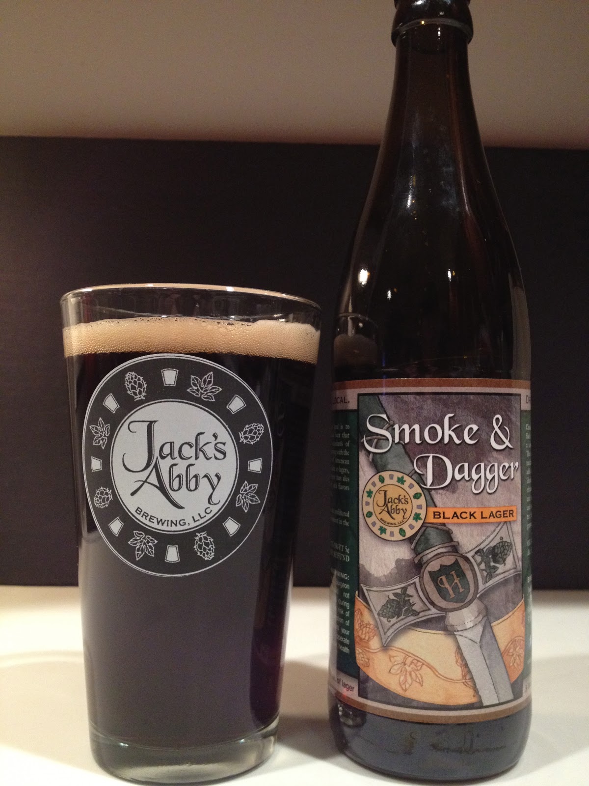 Brew England Tuesday Night Tasting Jack's Abby Smoke & Dagger