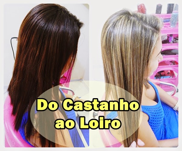 Do Castanho Escuro ao Loiro (Mechas)