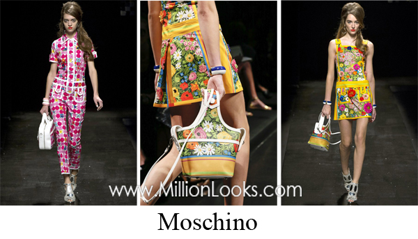 floral prints φορέματα,Moschino 