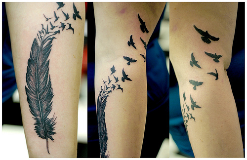 feather tattoo designs