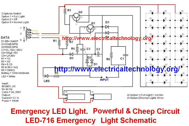 LED-716  30  Emergency+LED+Light.+Powerful+&+Cheep+Circuit+LED-716+Emergency+Light+Schematic+1+httpwww.electricaltechnology.org