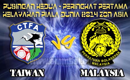 keputusan malaysia vs taiwan kelayakan piala dunia 2014 zon asia