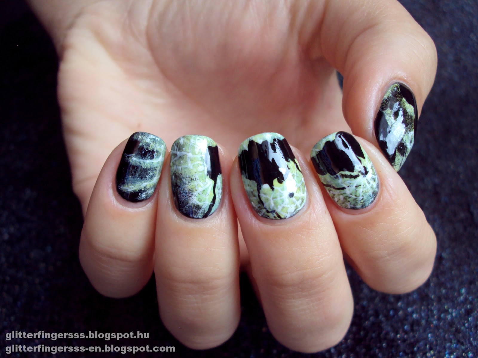 NAIL ART Tokyo + tutorial Glitterfingersss in english