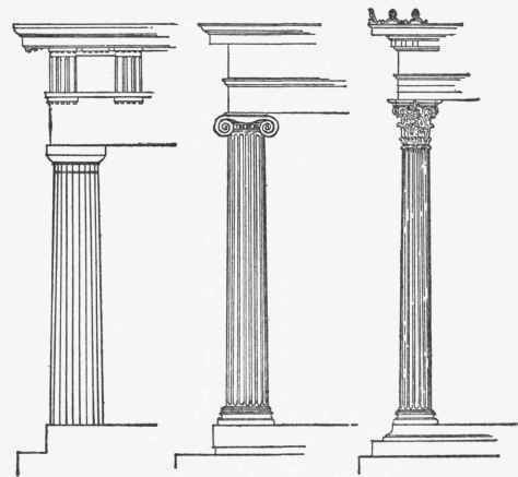 doric vs ionic