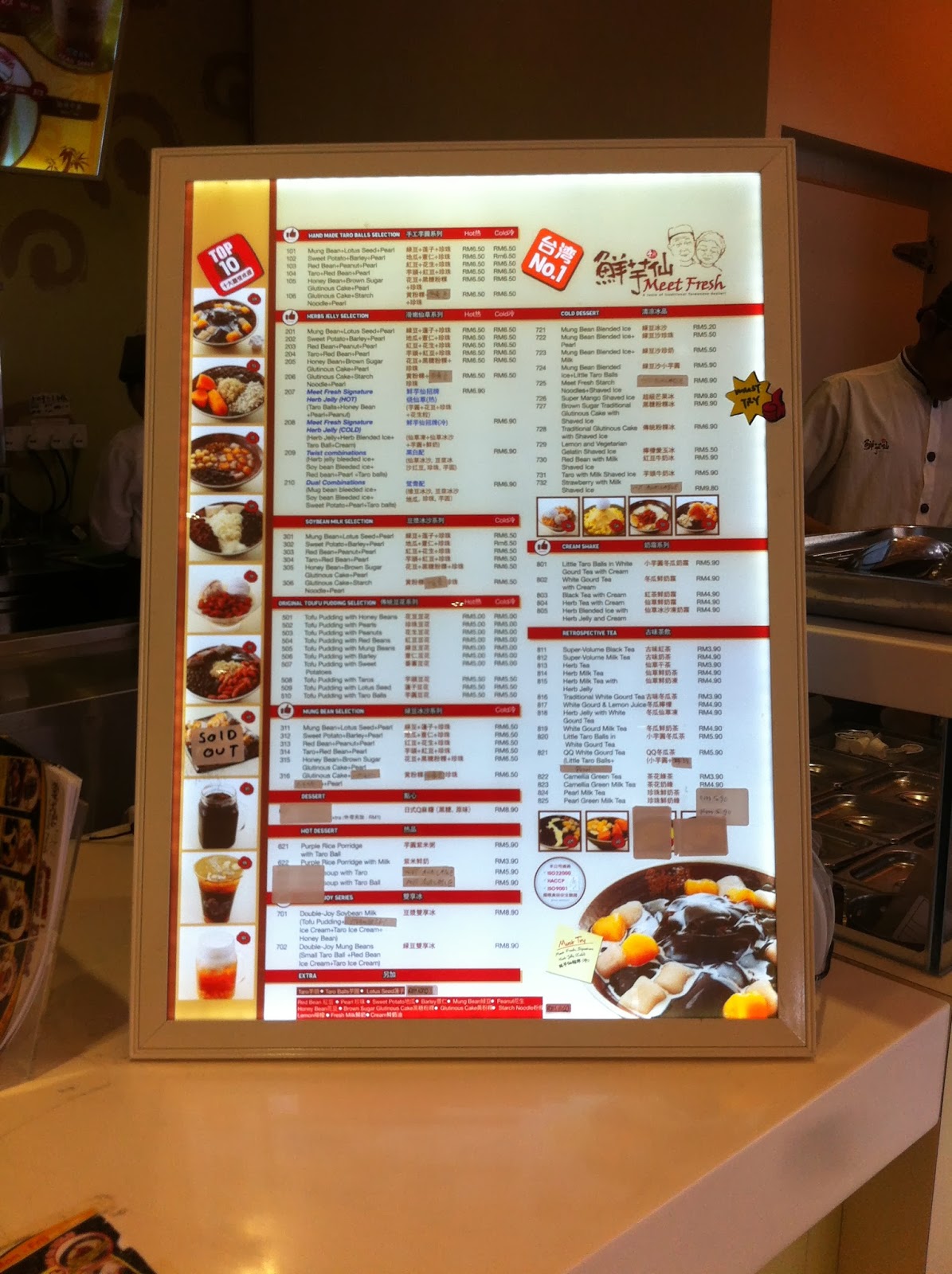 Our Journey Penang Gurney paragon Mall Meet Fresh Cafe "鲜芋仙"