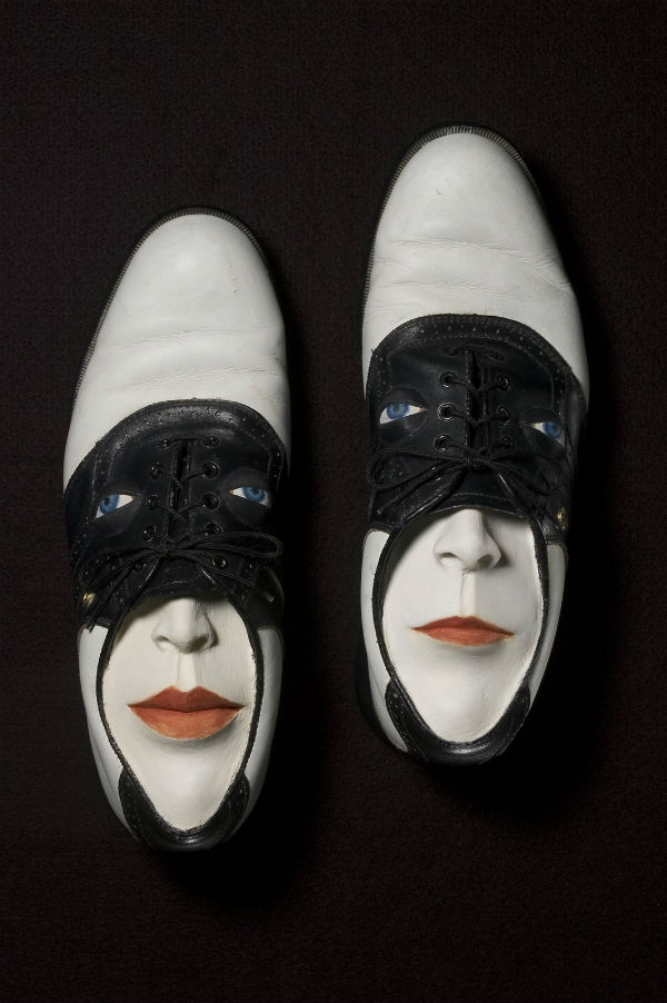 Creative Shoe Face Sculptures Spicytec