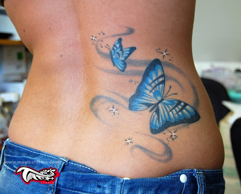 2 Butterfly Tattoos