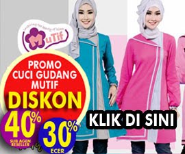 MUTIF DISKON 40% CUCI GUDANG