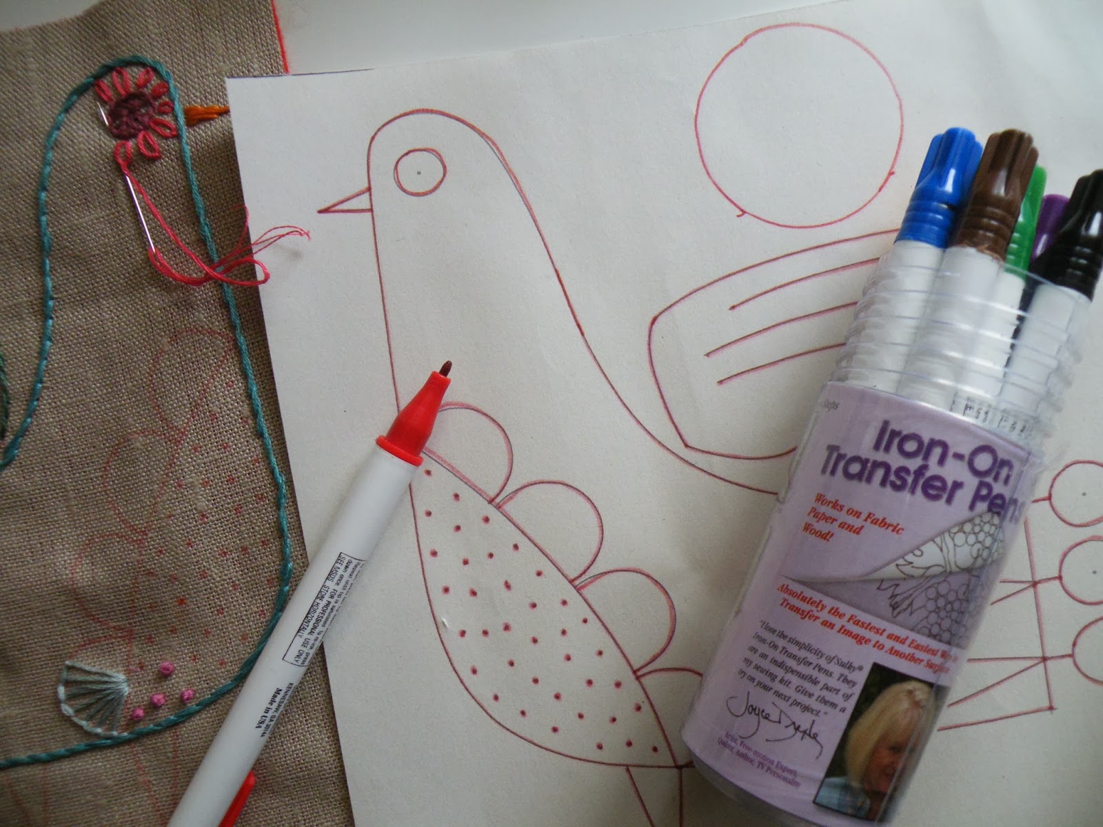 NANCY NICHOLSON Iron on Transfer Pens