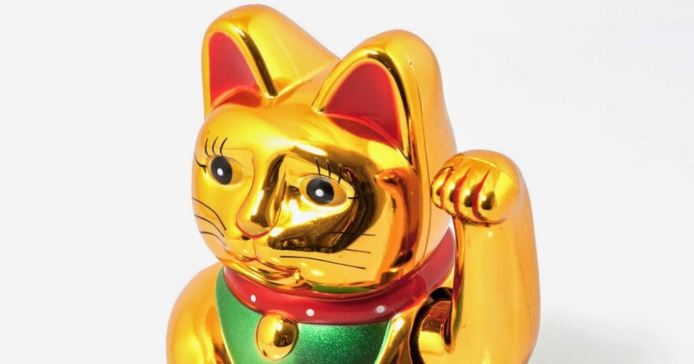 lucky cat bottle