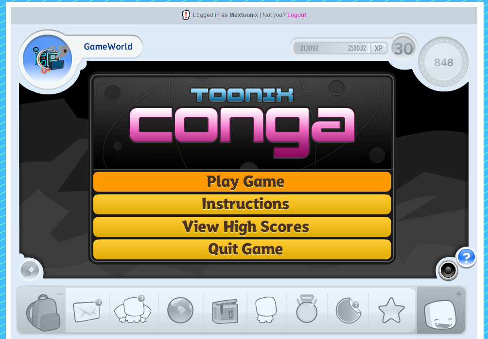 Toonix Game Conga Toonix Blog