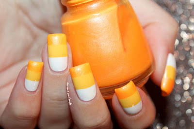 Candy Corn Nail Art