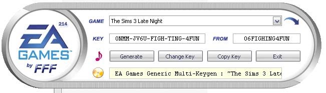 EA Games Generic Multi Keygen v212 - FFF By ChattChitto Serial Key