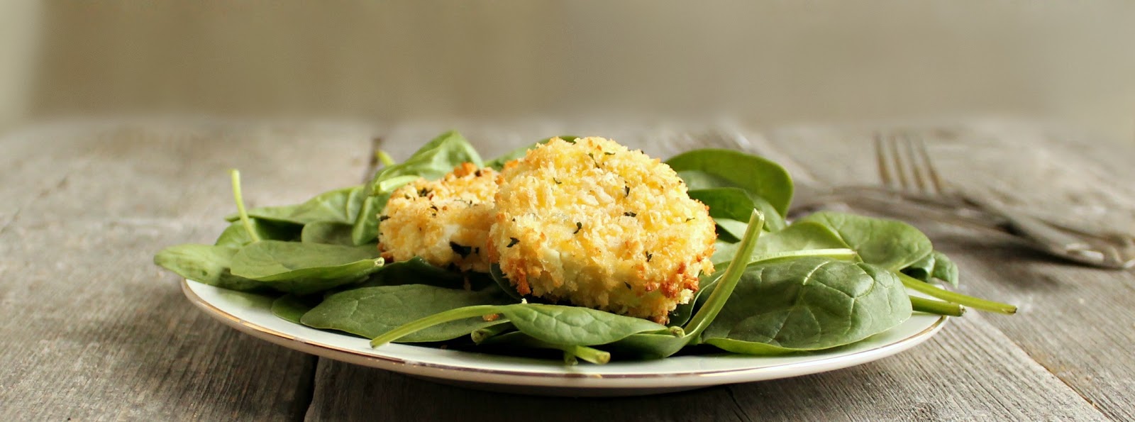 Hungry Couple Oven "Fried" Goat Cheese