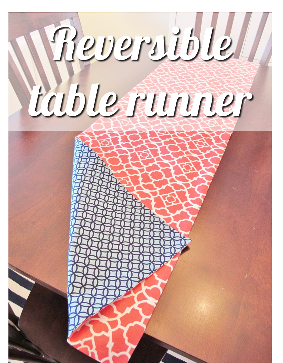 BonnieProjects How to Make a Reversible Table Runner on Teal & Lime