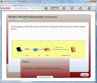 Avaya Wireless LAN 8100 Implementation Assessment Exam - 2