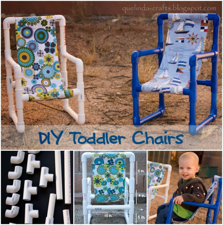 DIY PVC Pipe Toddler Chairs DIY Craft Projects