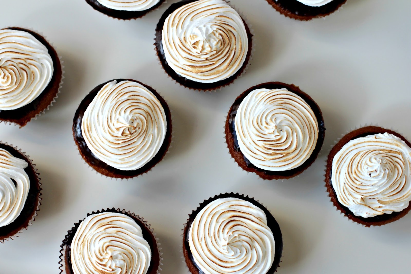 Milk and Honey Pumpkin S'mores Cupcakes