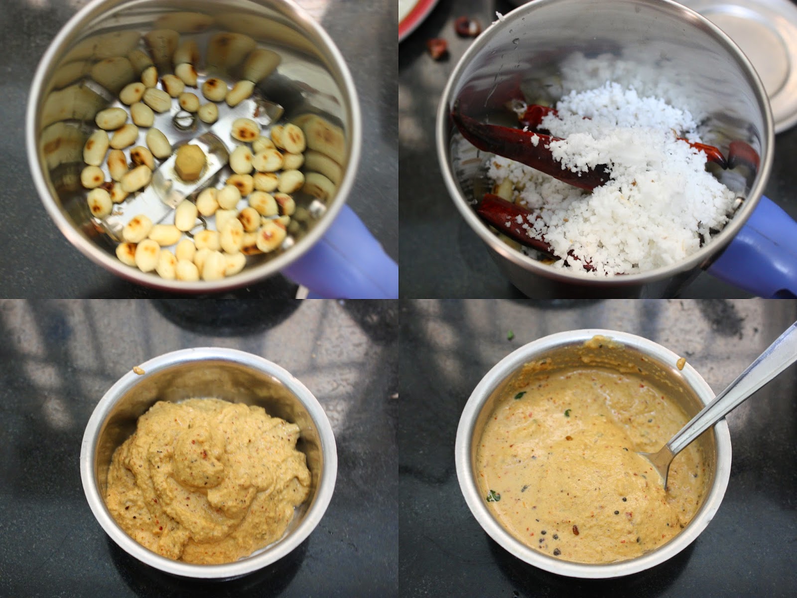 Sandhiya's Cookbook Peanut Chutney