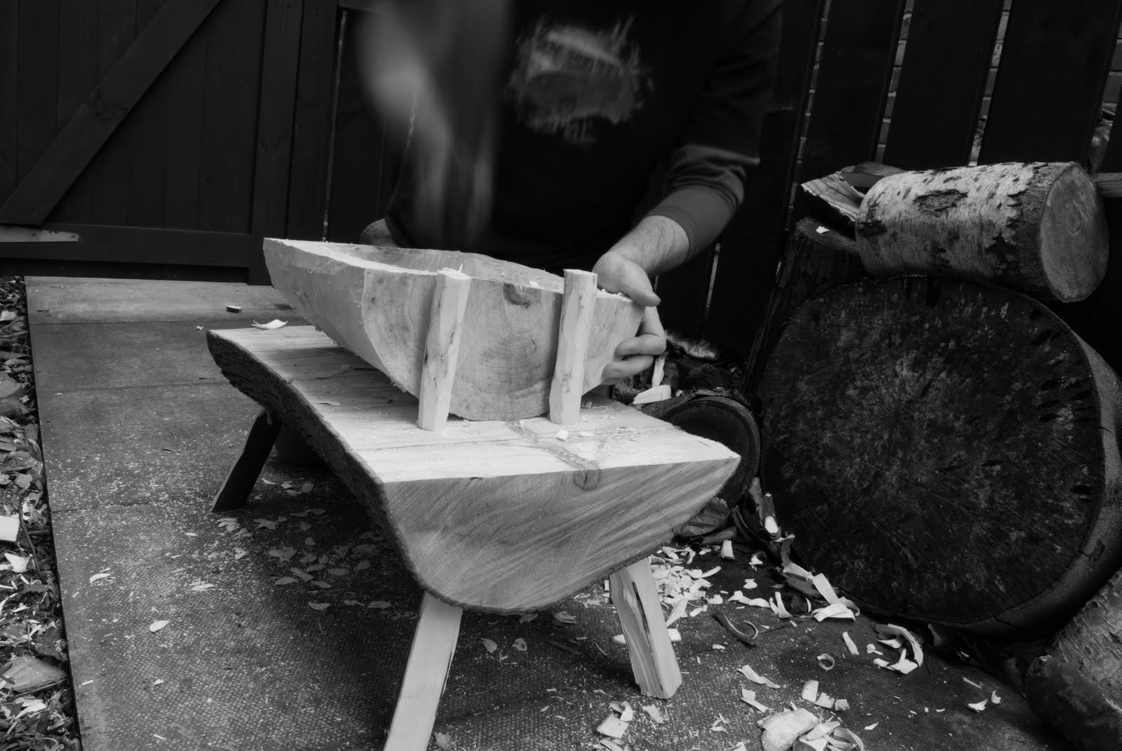 Simon Hill Green Wood Carving Finished a couple of jobs