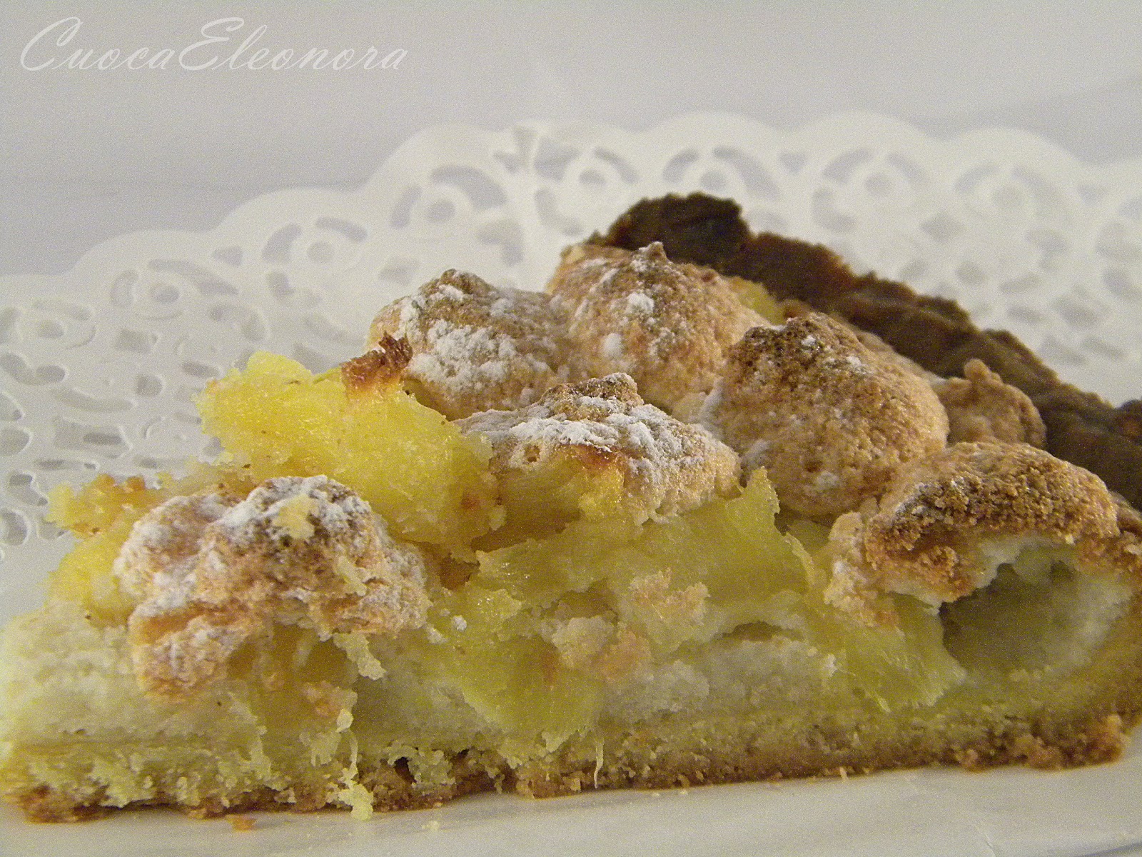 crostata ananas e zenzero