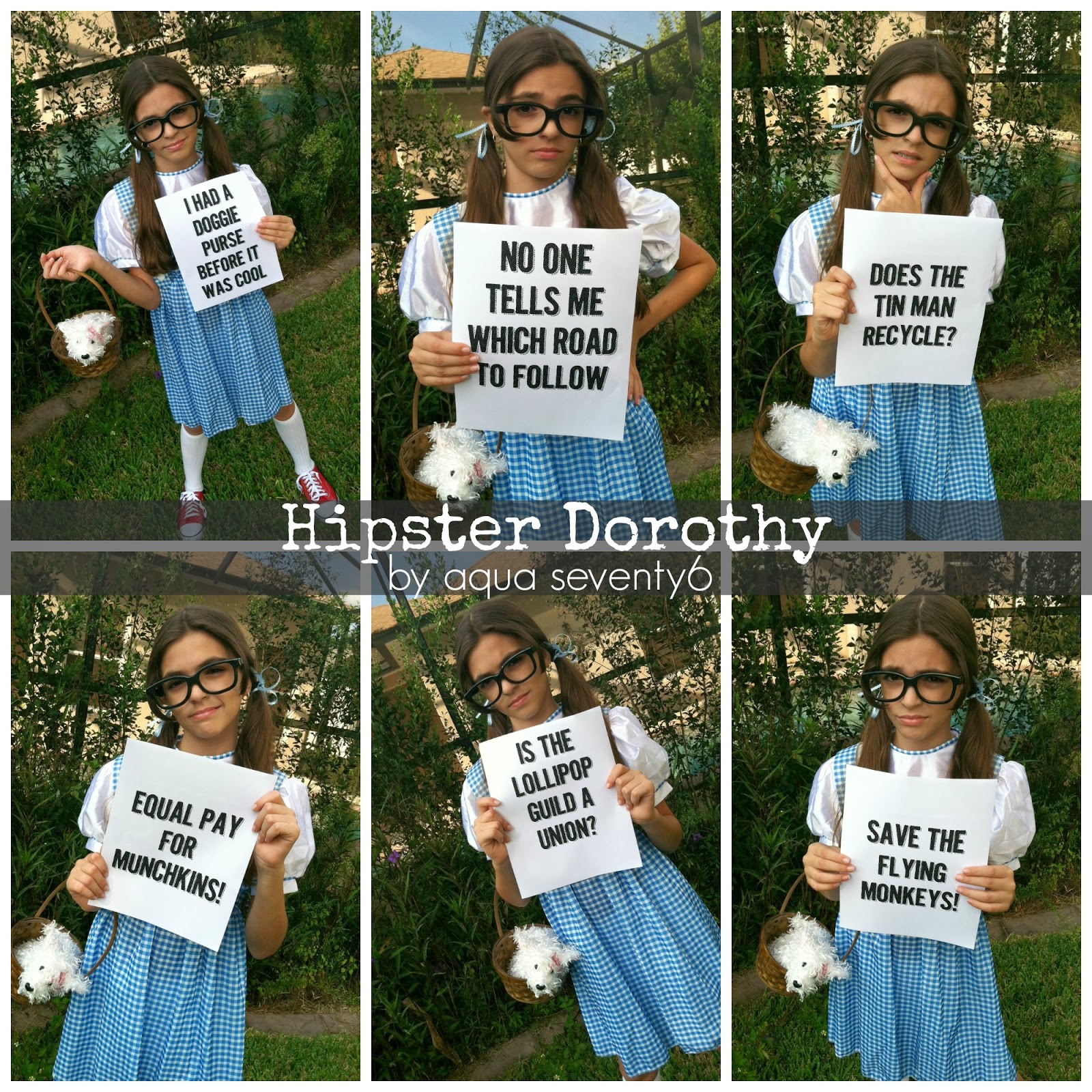 Aqua Seventy6 Hipster Dorothy Costume {an ironic DIY}