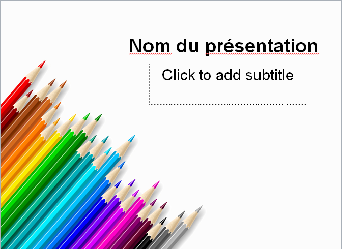 5bppt 5d template powerpoint pour presentation pfe