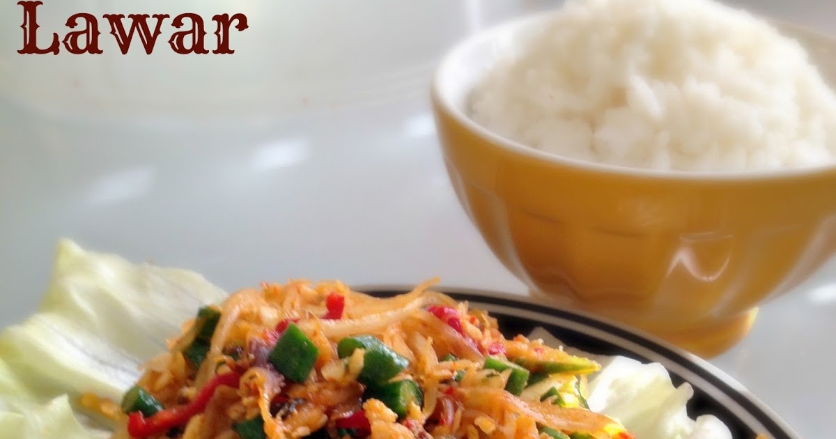 My Kitchen Lab Lawar Pepaya Muda ( Balinese Papaya Salad )