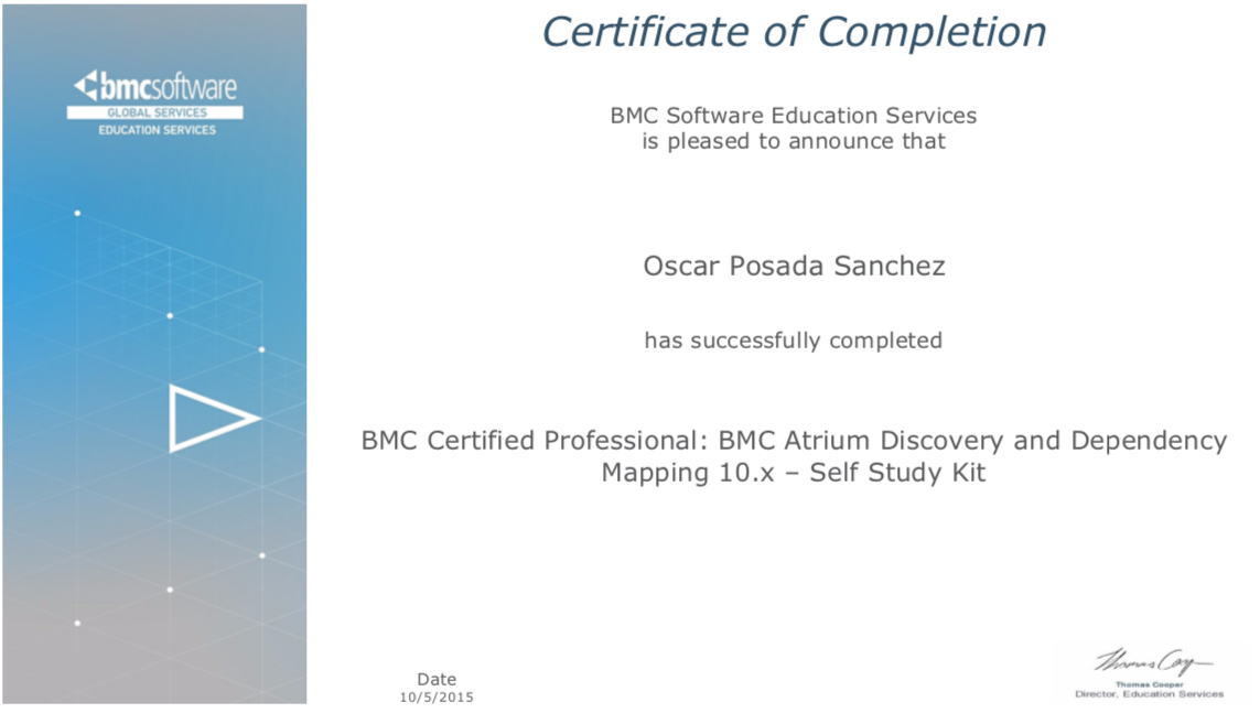 BMC Certified Professional