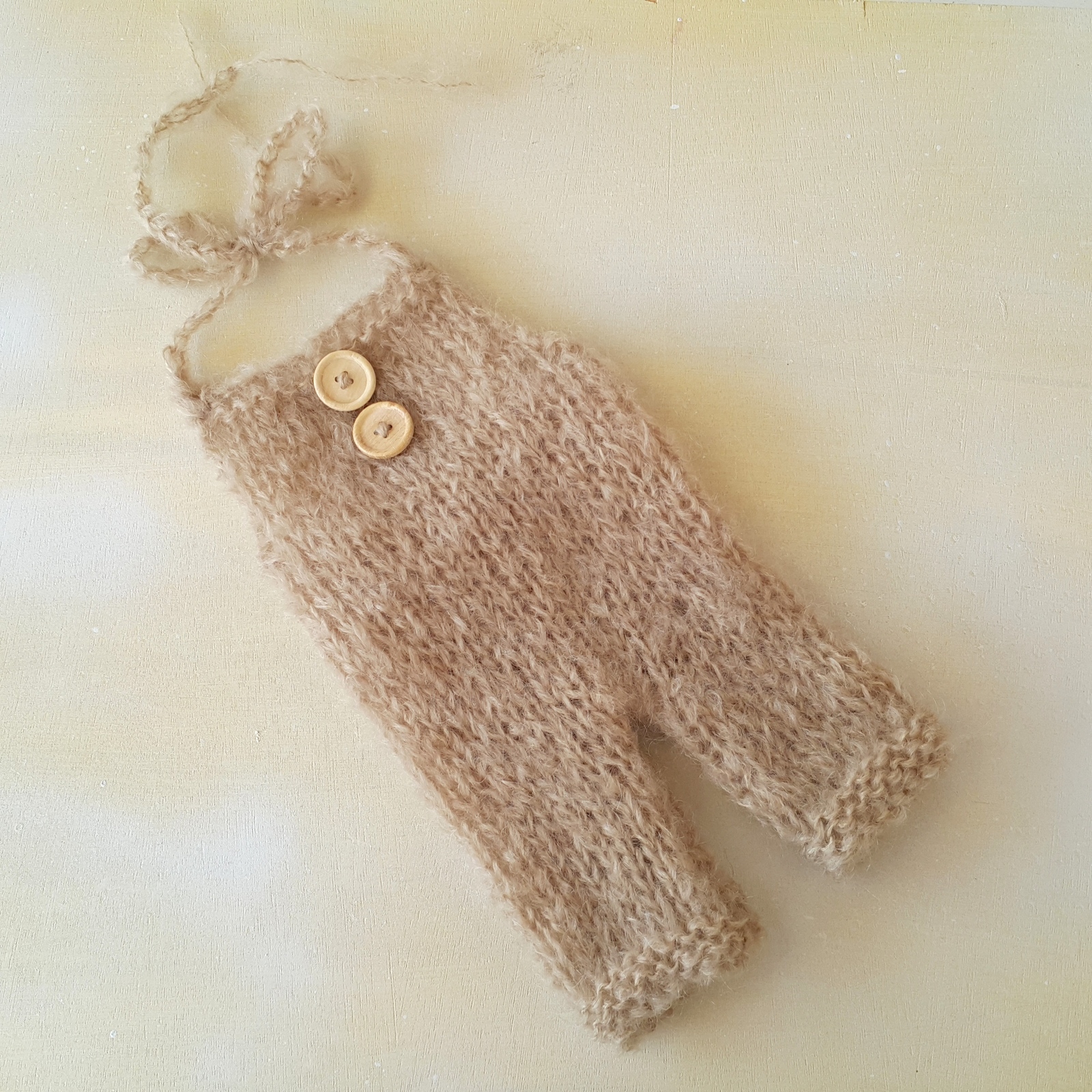 Crafty Stuff Baby Knits and Photo Props Knitting **Pattern** for Newborn baby Dungaree Romper