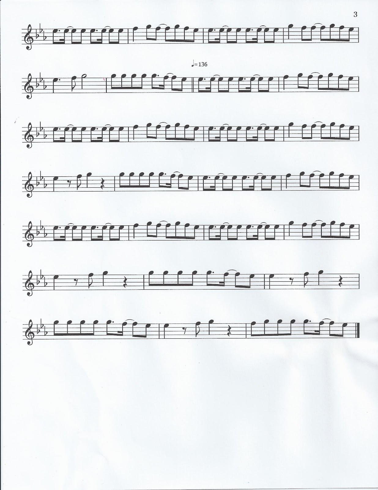 Flute Sheet Music What Makes You Beautiful One Direction
