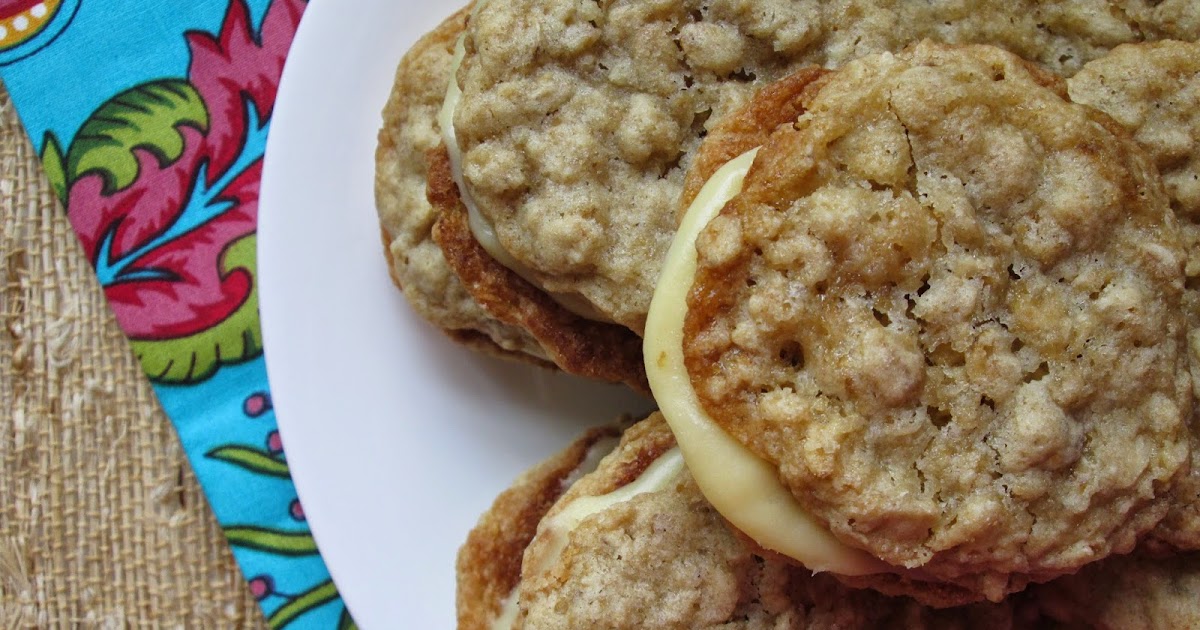 Stirring the Pot Oatmeal Cookie Sandwiches with Lemon Mascarpone Filling