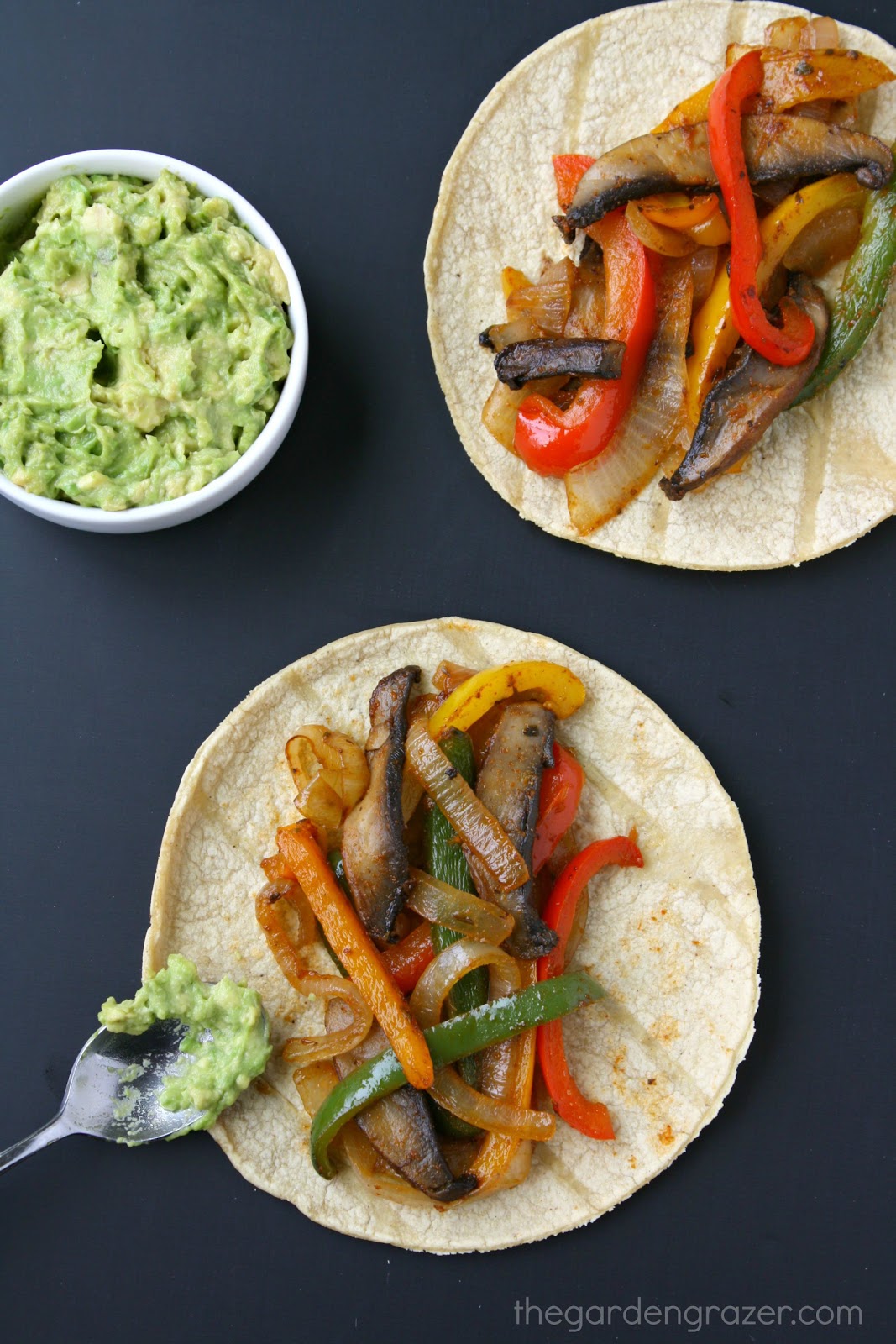 The Garden Grazer Portobello Fajitas (30 minute!)