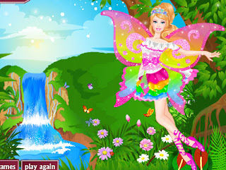Juego de vestir a Barbie Hada Juego de vestir a Barbie Hada