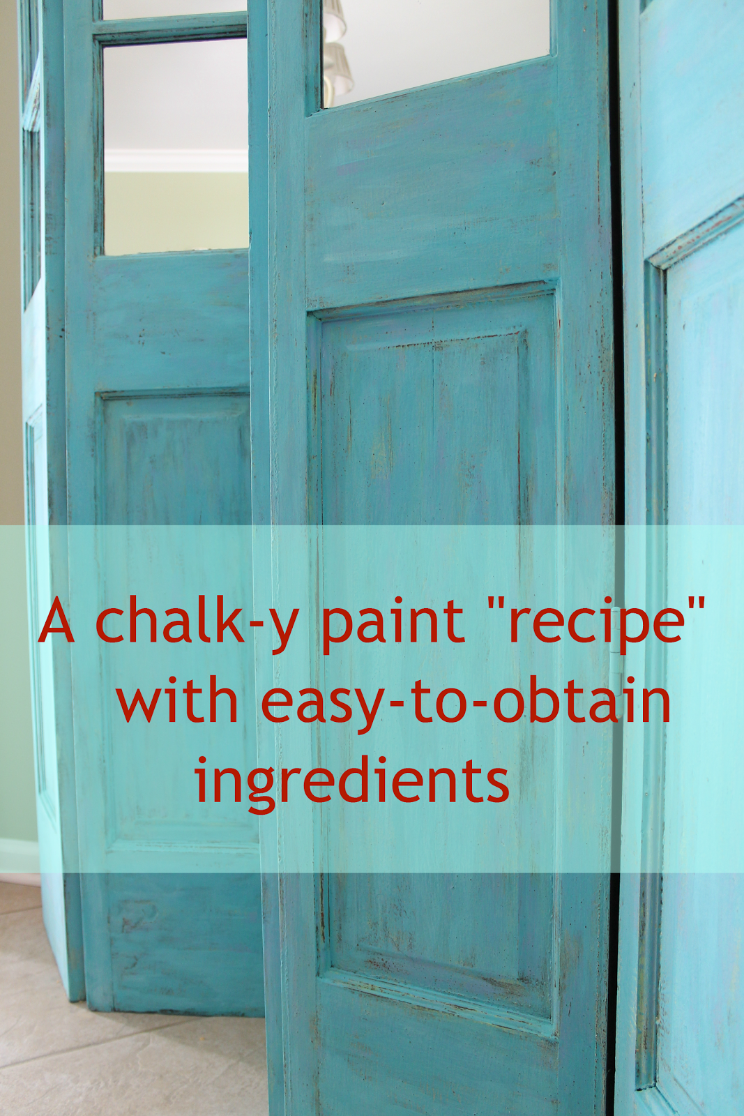 Plywood Chalk Paint Closet Door Plywood Chalk Paint Closet Door