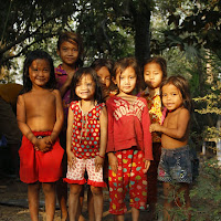 Rural children in Cambodia