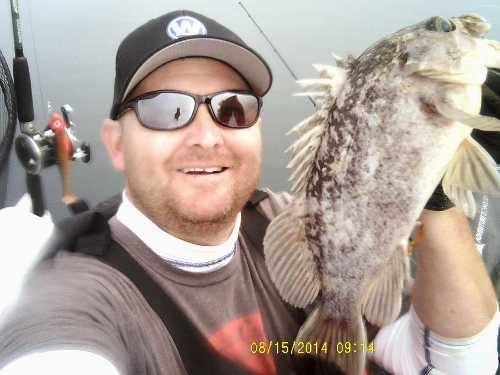 Estero Bay Kayak Fishing Constantine's Buoy 8/15/14