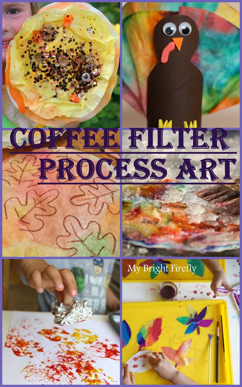 My Bright Firefly 11 Fantastic Process Art Ideas Painting Coffee Filters