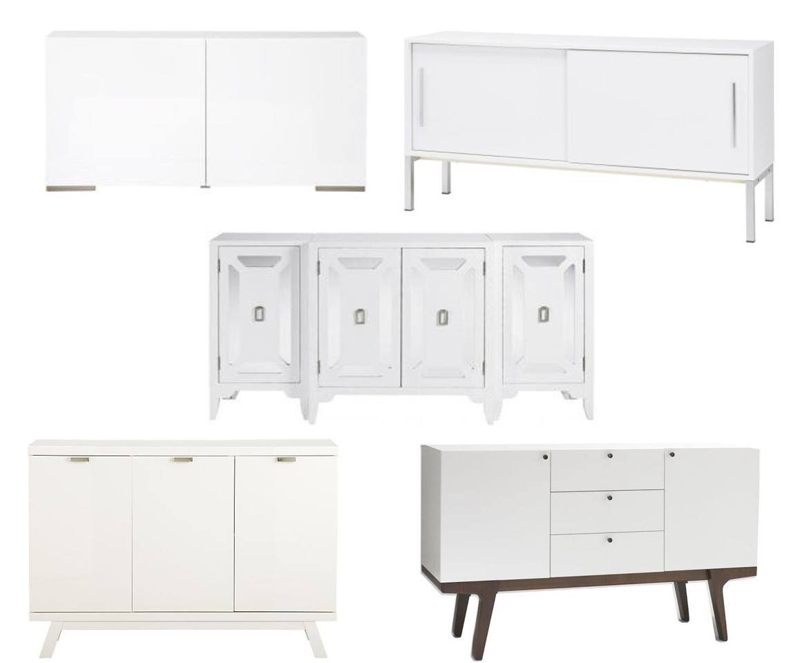 Swanky Swell White Buffet {almost} under 500