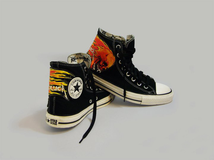 converse chucks metallica converse chucks metallica