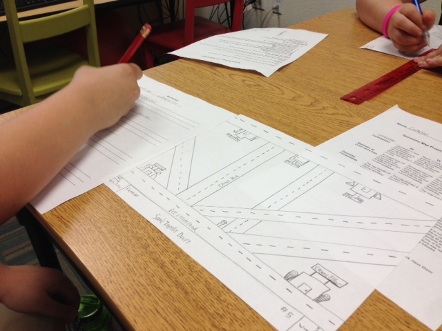 Mrs. Barrett's Classroom: Geometry Map Project: Lines, Angles and More!