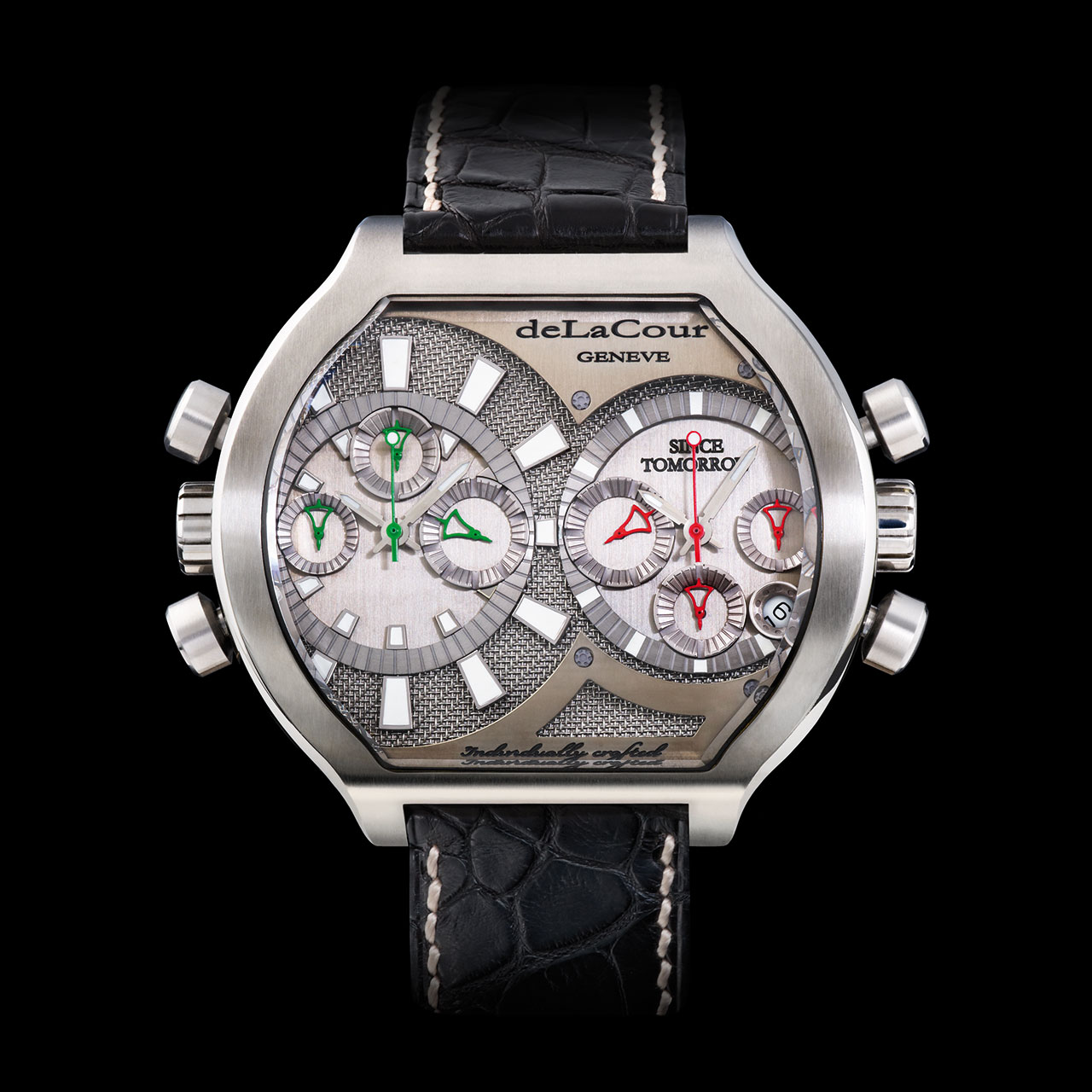 Luxury Cars and Watches - Boxfox1: Delacour The Bichrono Tech Watch