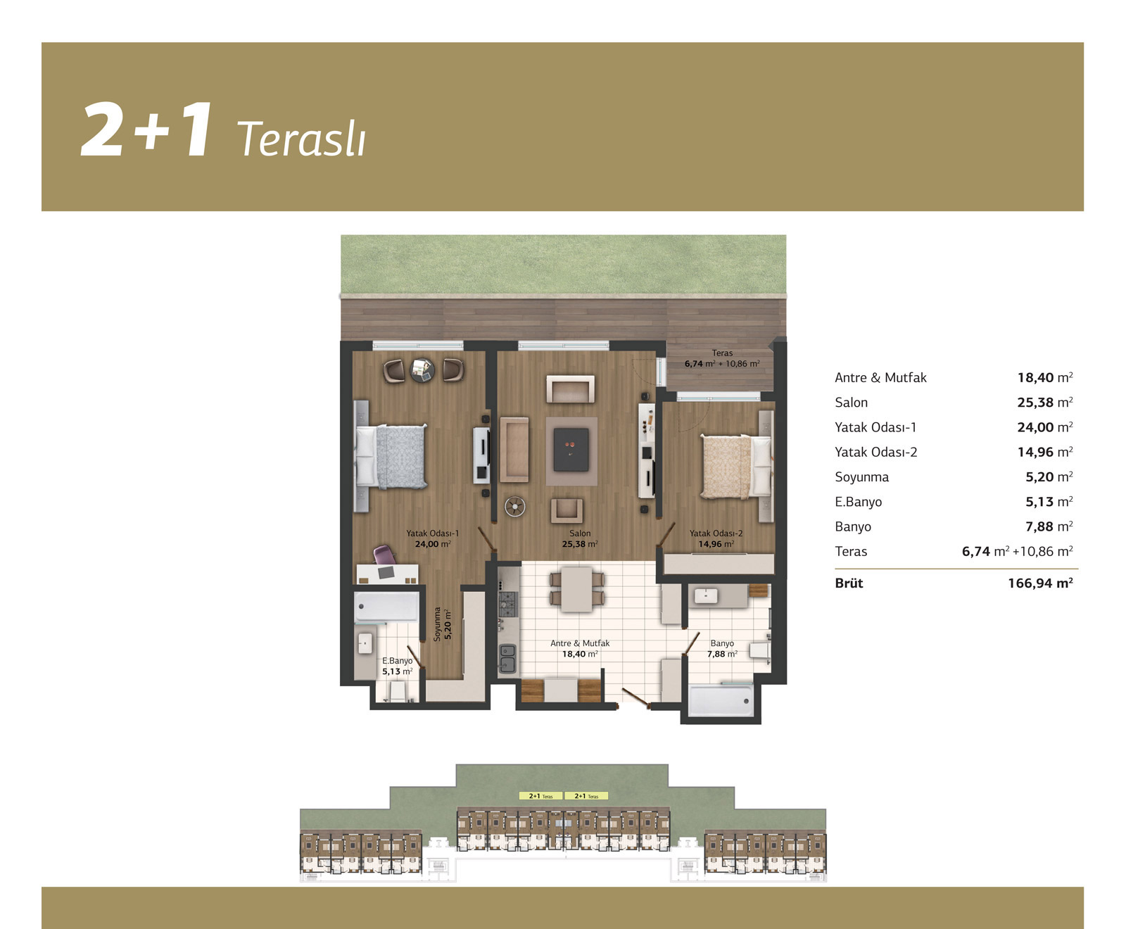 NİSH ADALAR PANORAMA 2+1 KAT PLANLARI (İstanbul, Maltepe Satılık