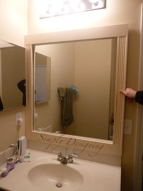 Bathroom Mirror During 03 Bathroom Mirror Re-Vamp {Part 1} 14