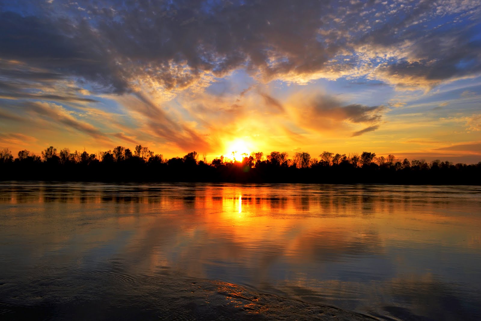 Hip Suburban White Guy Sunset Over The Missouri River