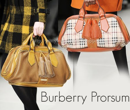 големи чанти с къси дръжки Burberry Prorsum